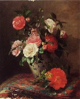 unknow artist Floral, beautiful classical still life of flowers 026 Norge oil painting art